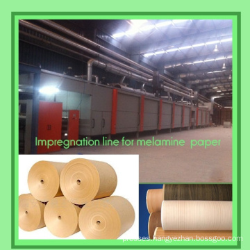 Decor paper glue coating machine/ Impregnation line for melamine paper